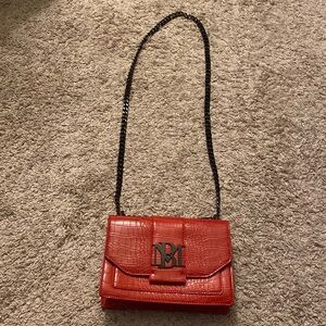 Crocodile print purse